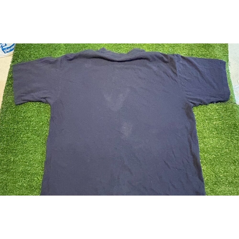 Vintage Cleveland Indians shirt mens large blue chief wahoo logo 7 baseball M - Picture 7 of 10